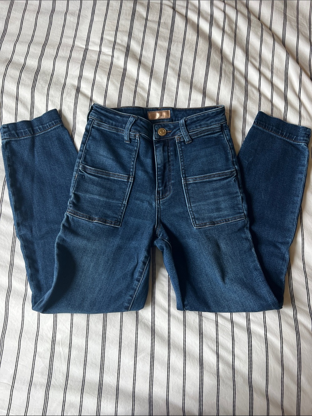 Kut from the Kloth Dark Blue High-Rise Jeans